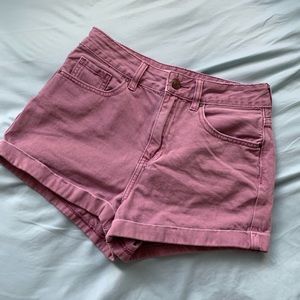 Pacsun pink mom shorts size 25